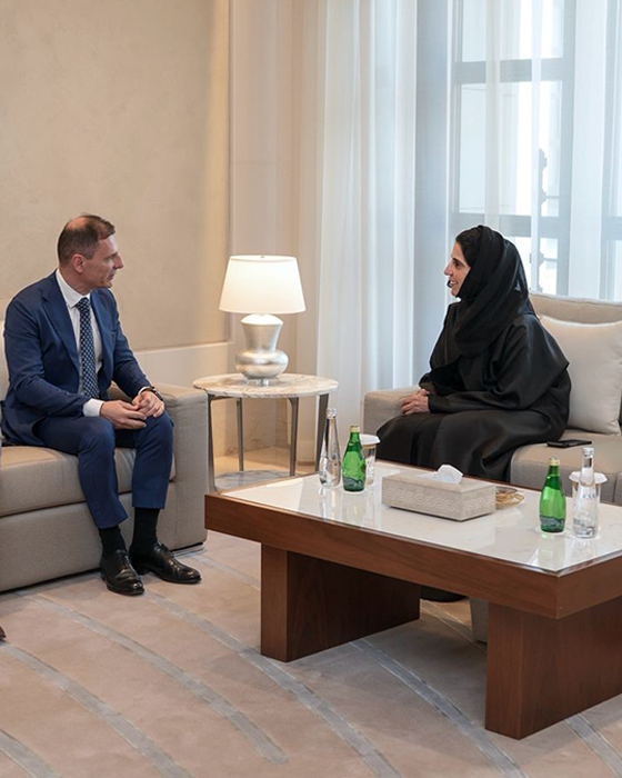 مريم الحمادي تستقبل وزير العدل في دولة المجر  لتبادل الخبرات وتباحث آفاق التعاون في المنظومة التشريعية